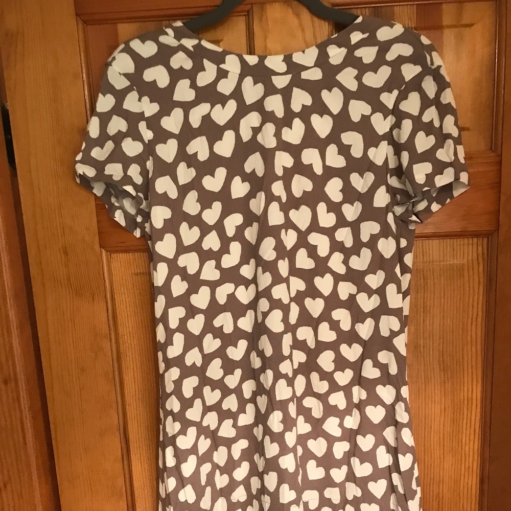 Kate Spade Dancing Hearts Dizzy Dress Taupe